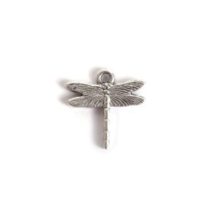 Charm Small Dragonfly<br>Antique Silver