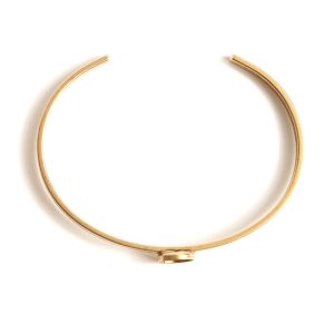 Cuff Bracelet 8mm CircleAntique Gold