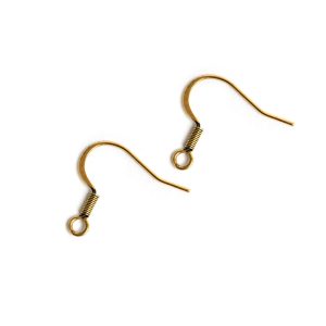 Ear Wire ClassicAntiuqe Gold Nickel Free