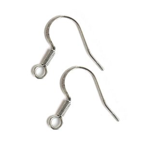 Ear Wire Classic<br>Antiuqe Silver Nickel Free