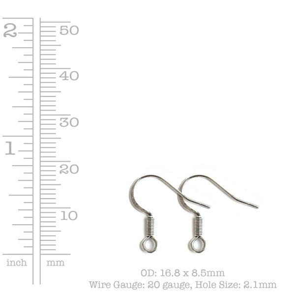 Ear Wire ClassicAntiuqe Silver Nickel Free