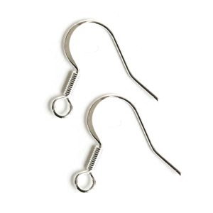 Ear Wire ClassicSterling Silver Plate Nickel Free