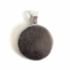 Large Pendant Bail Circle<br>Sterling Silver Plate