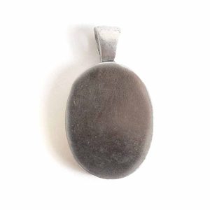 Large Pendant Bail OvalSterling Silver Plate