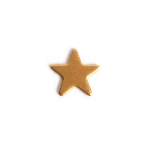 Brass Stamping Mini Flat Star-Brs