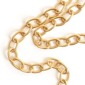 Plated Brass Chain by the Spool