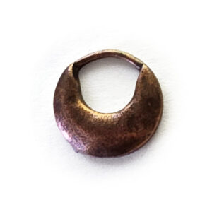 Hoop Crescent Small CircleAntique Copper
