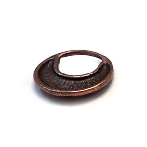 Hoop Crescent Small CircleAntique Copper