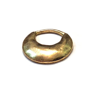 Hoop Crescent Small CircleAntique Gold