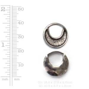 Hoop Crescent Small Circle