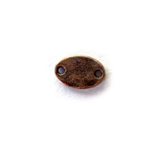 Primitive Tag Itsy Oval Double LoopAntique Copper