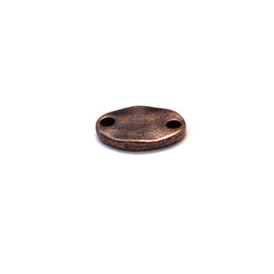 Primitive Tag Itsy Oval Double LoopAntique Copper